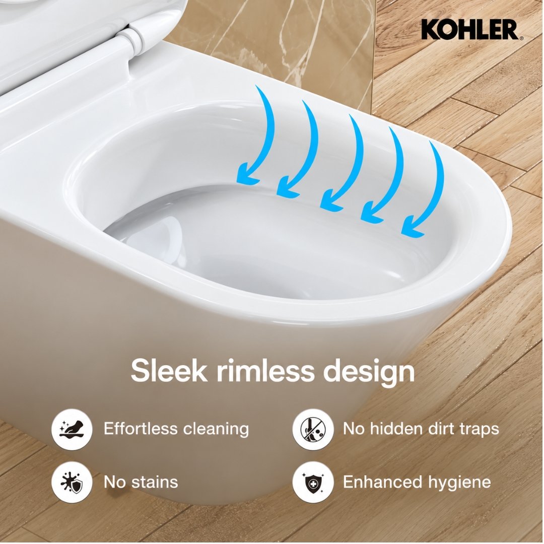 Kohler Ko - Vive, wall hung closet (view 7)